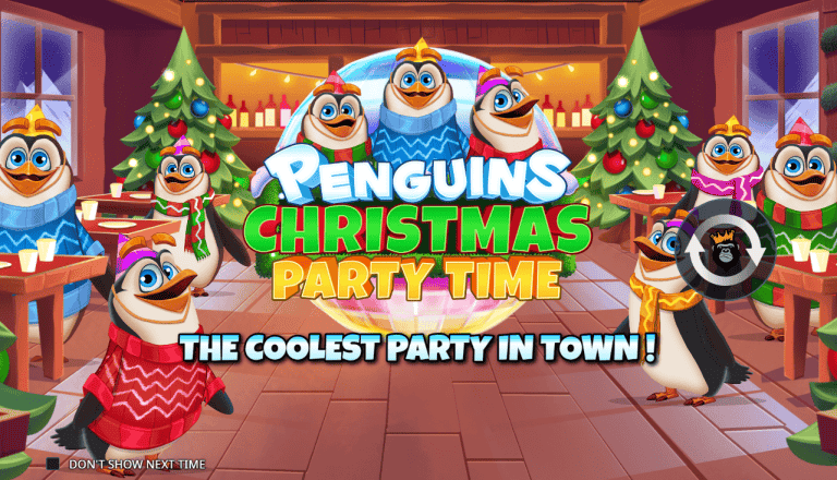 Penguins Christmas Party Time